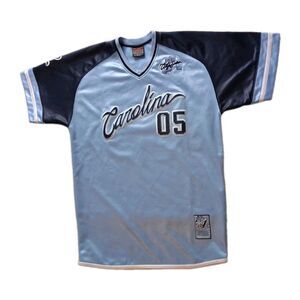 Vintage FUBU City Series Carolina Blue #05 Pullover Jersey Large Rare 1992